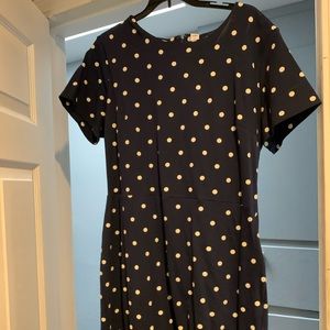 Old navy Polk a dot dress , blue